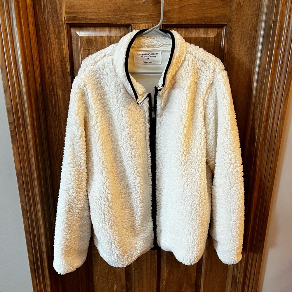Women’s the Sweatshirt Project Sherpa Jacket 1X